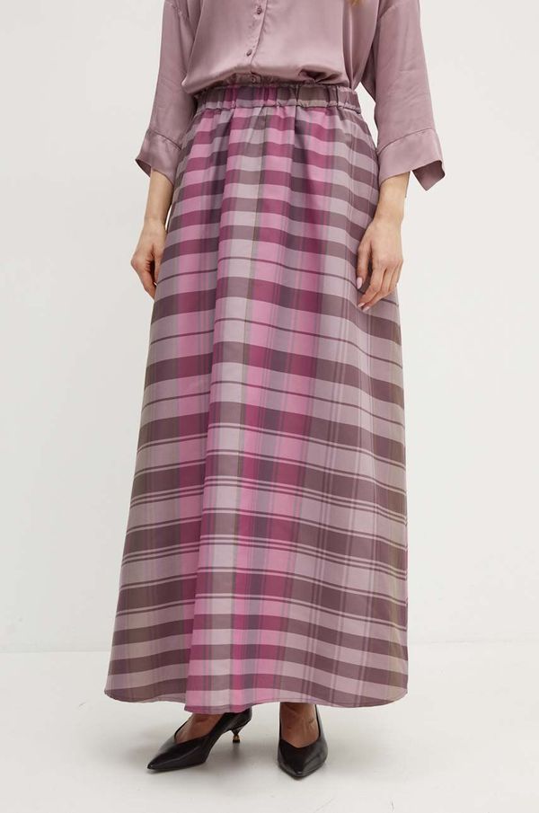 Max&Co. Suknja MAX&Co. boja: ljubičasta, maxi, širi se prema dolje, 2426106071200