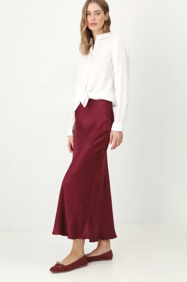 Medicine Suknja Medicine boja: bordo, maxi, širi se prema dolje
