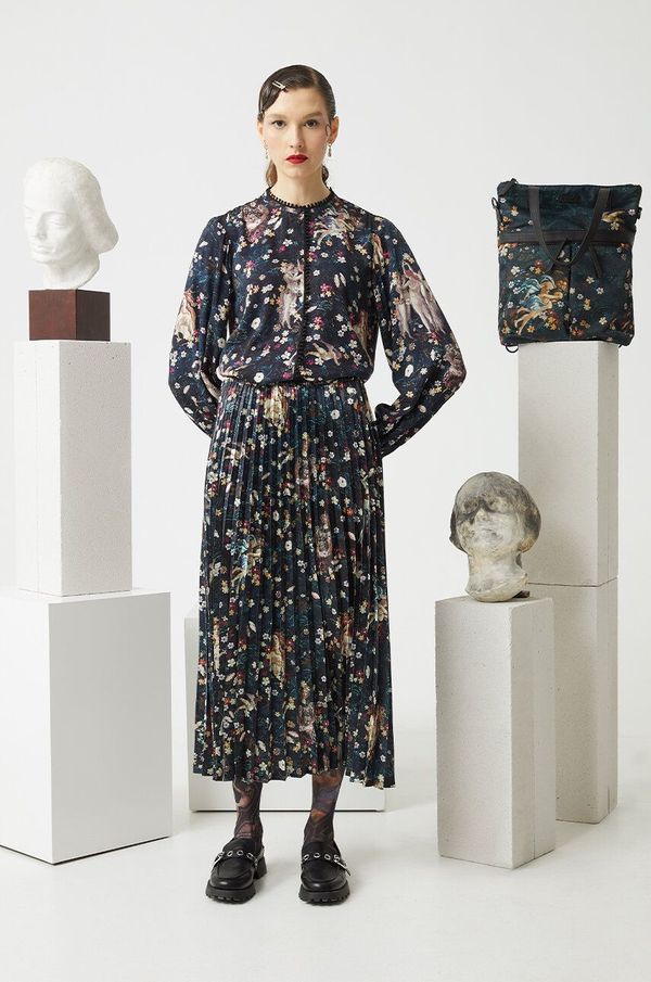 Medicine Suknja Medicine boja: crna, maxi, širi se prema dolje