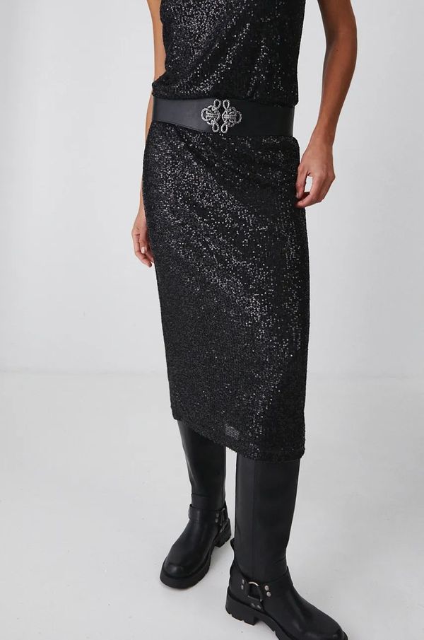 Medicine Suknja Medicine boja: crna, midi, ravna