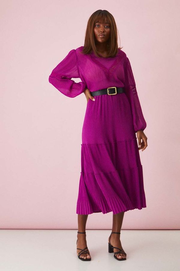 Medicine Suknja Medicine boja: ljubičasta, maxi, širi se prema dolje