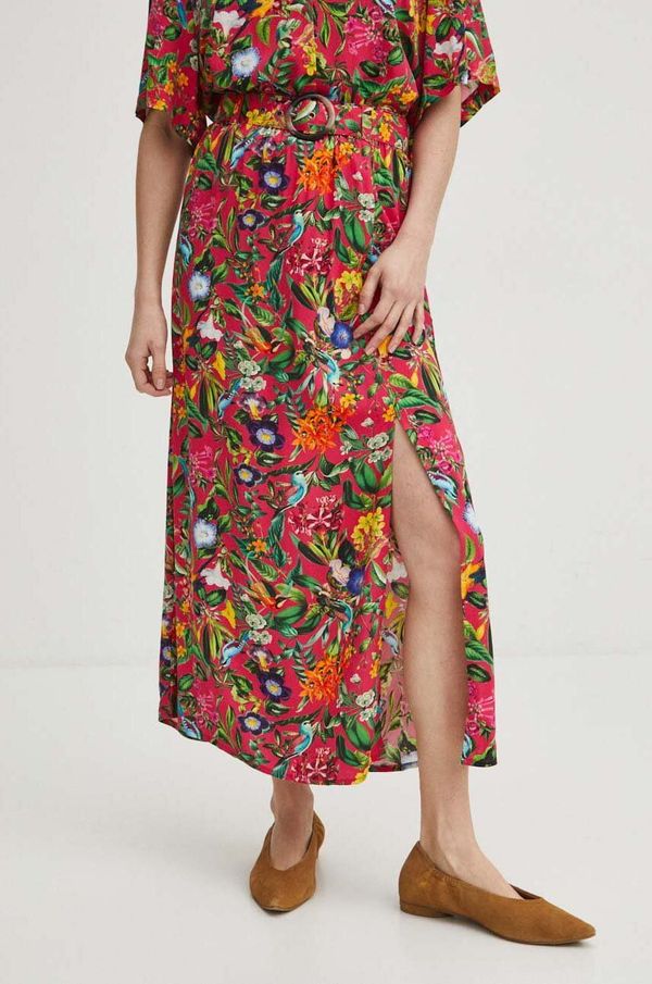 Medicine Suknja Medicine boja: ružičasta, maxi, širi se prema dolje