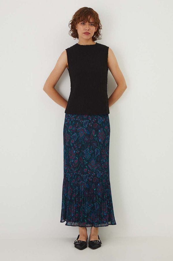 Medicine Suknja Medicine boja: tamno plava, maxi, ravna