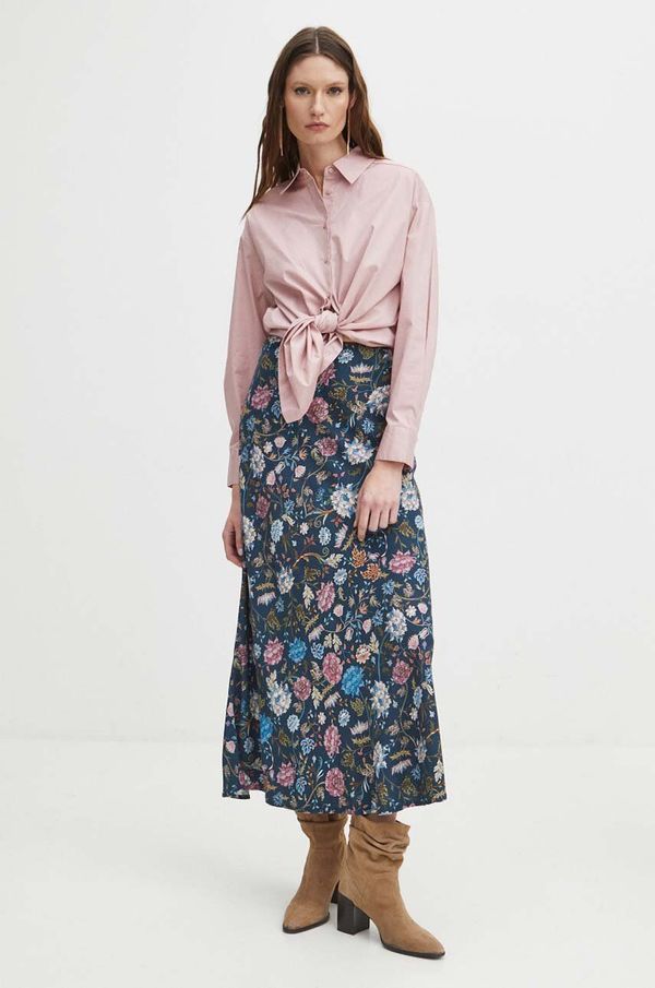 Medicine Suknja Medicine boja: tamno plava, maxi, širi se prema dolje