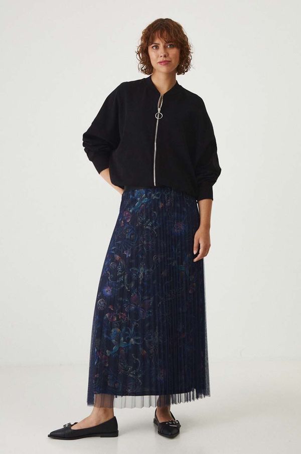 Medicine Suknja Medicine boja: tamno plava, midi, širi se prema dolje