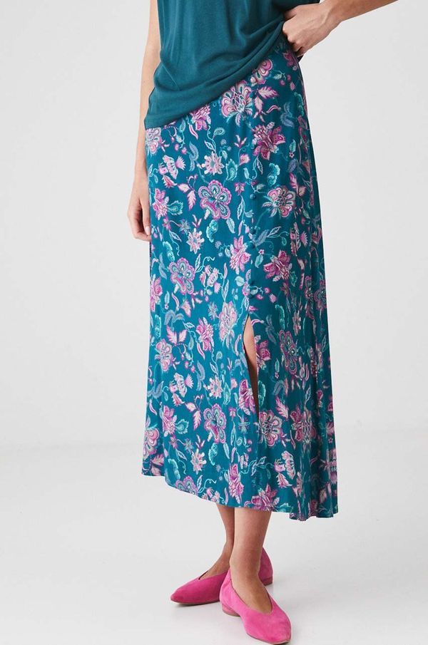 Medicine Suknja Medicine boja: tirkizna, maxi, širi se prema dolje