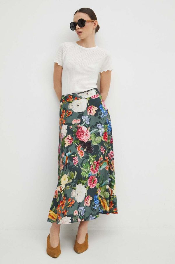 Medicine Suknja Medicine boja: zelena, maxi, širi se prema dolje