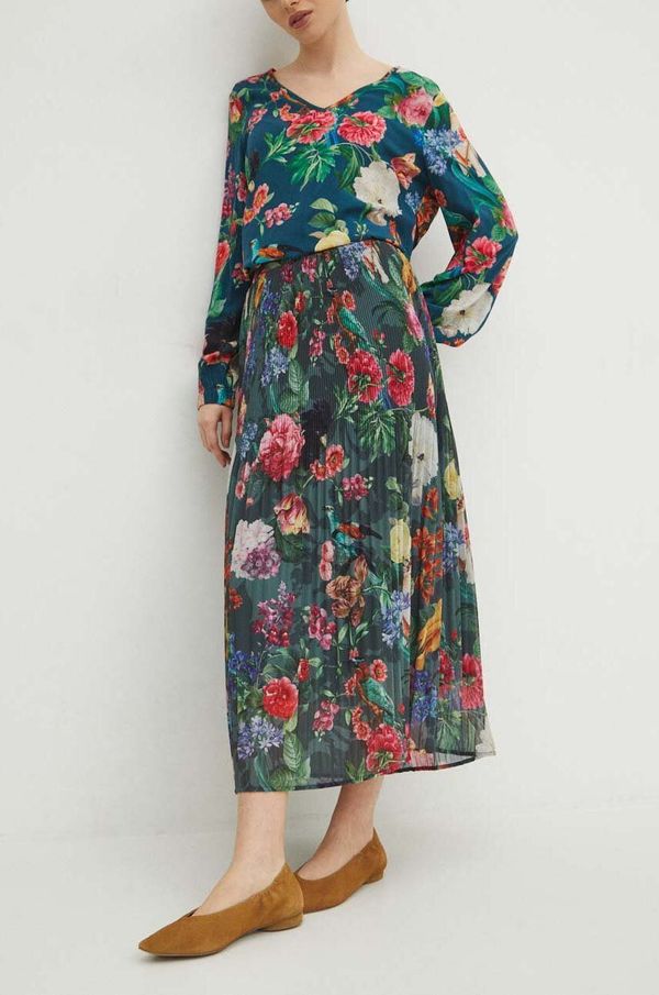 Medicine Suknja Medicine boja: zelena, midi, širi se prema dolje