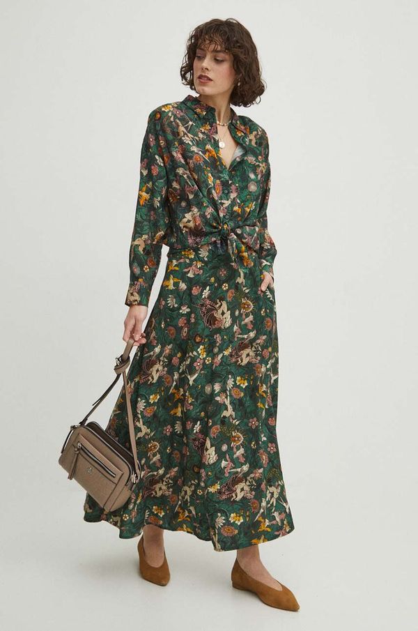 Medicine Suknja Medicine boja: zelena, midi, širi se prema dolje