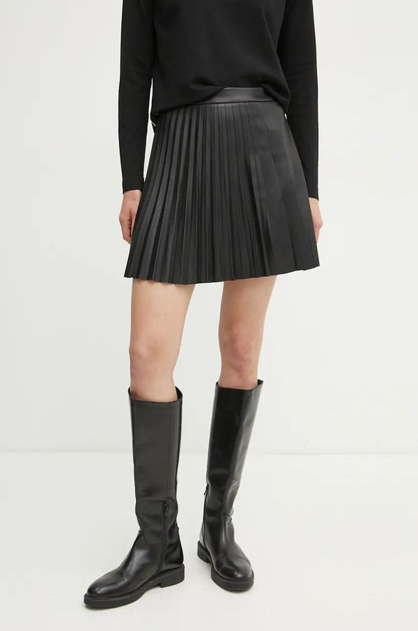 Morgan Suknja Morgan JACK boja: crna, mini, širi se prema dolje, JACK