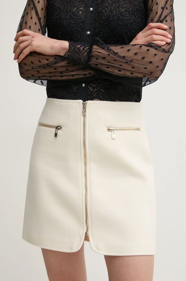 Morgan Suknja Morgan JADA boja: bež, mini, pencil, JADA
