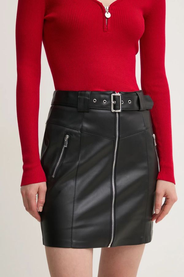 Morgan Suknja Morgan JOSE boja: crna, mini, pencil, JOSE