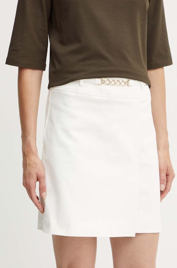 Morgan Suknja Morgan JVITO boja: bijela, mini, ravna, JVITO