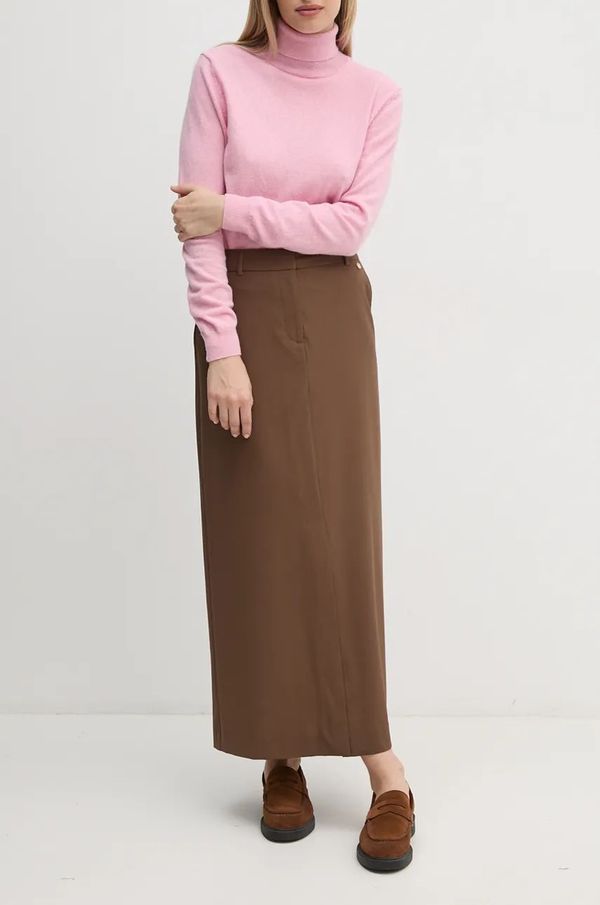 Mos Mosh Suknja Mos Mosh boja: smeđa, maxi, ravna, 166310