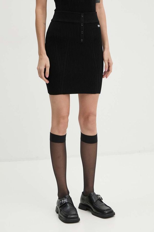 Moschino Jeans Suknja Moschino Jeans boja: crna, mini, pencil, J0180 8702