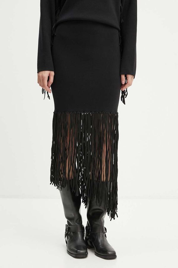 MUNTHE Suknja MUNTHE TAYRU boja: crna, mini, pencil, 243123024376