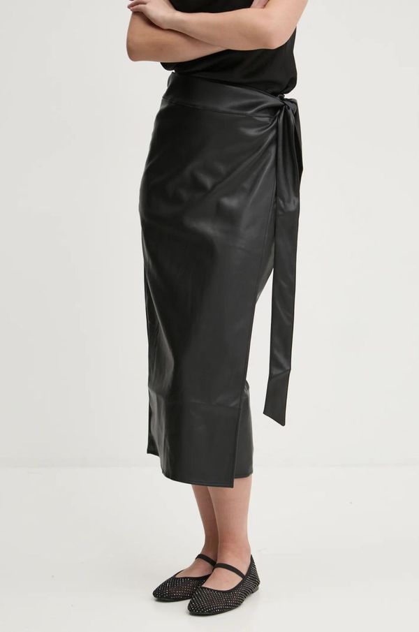 Never Fully Dressed Suknja Never Fully Dressed Jaspre boja: crna, midi, ravna, NFDSK590