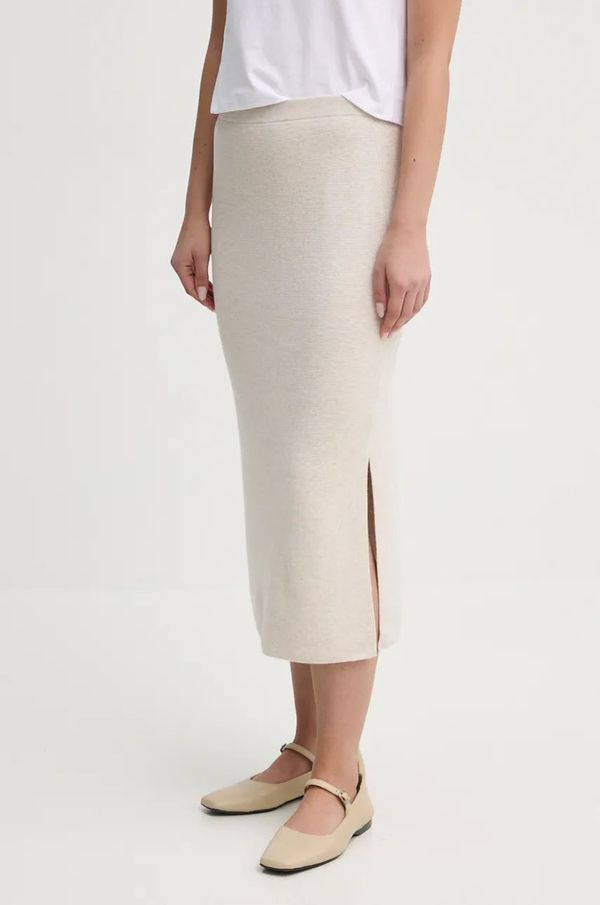 OUI Suknja OUI boja: bež, midi, pencil, 90087