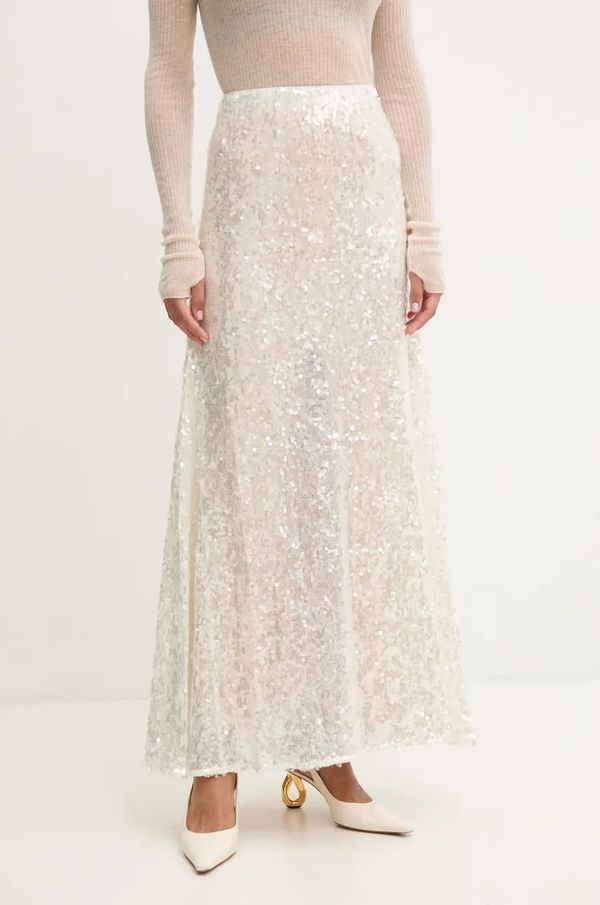 Patrizia Pepe Suknja Patrizia Pepe boja: bež, maxi, širi se prema dolje, 2G0997 A495