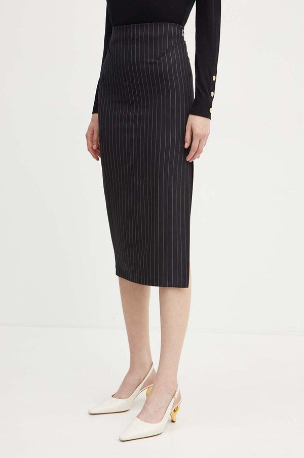 Patrizia Pepe Suknja Patrizia Pepe boja: crna, midi, pencil, 8G0411 A457