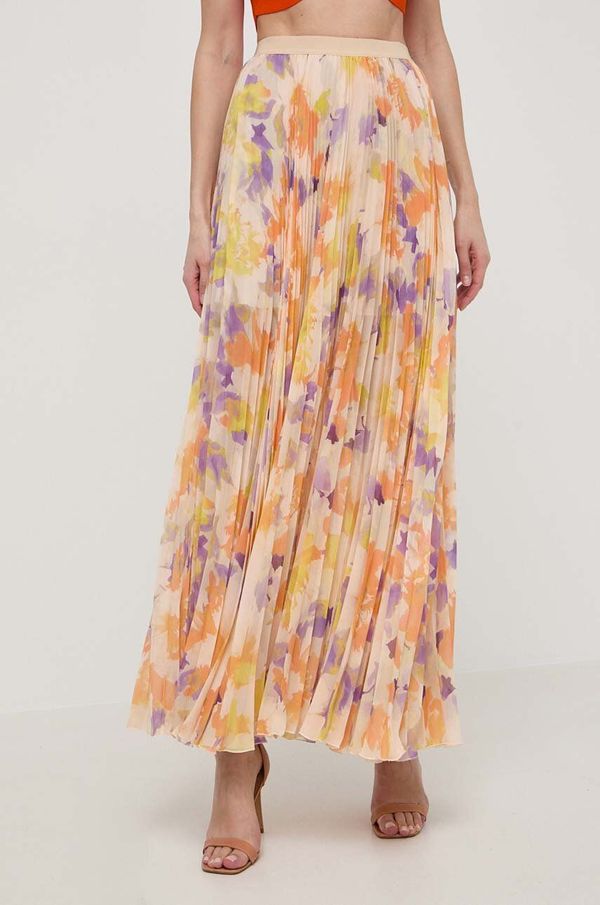 Patrizia Pepe Suknja Patrizia Pepe boja: narančasta, maxi, širi se prema dolje