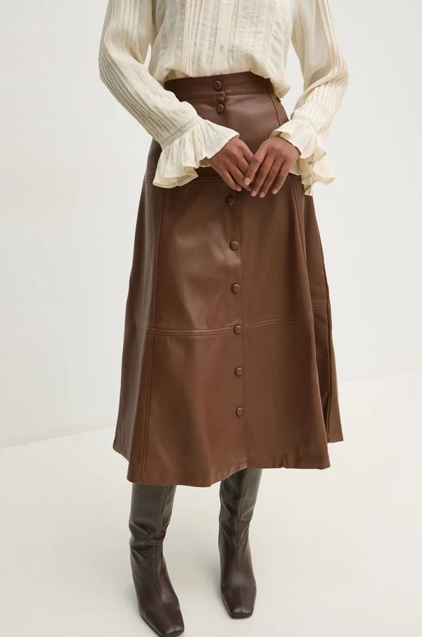 Pedro del Hierro Suknja Pedro del Hierro boja: smeđa, midi, širi se prema dolje, 7598313