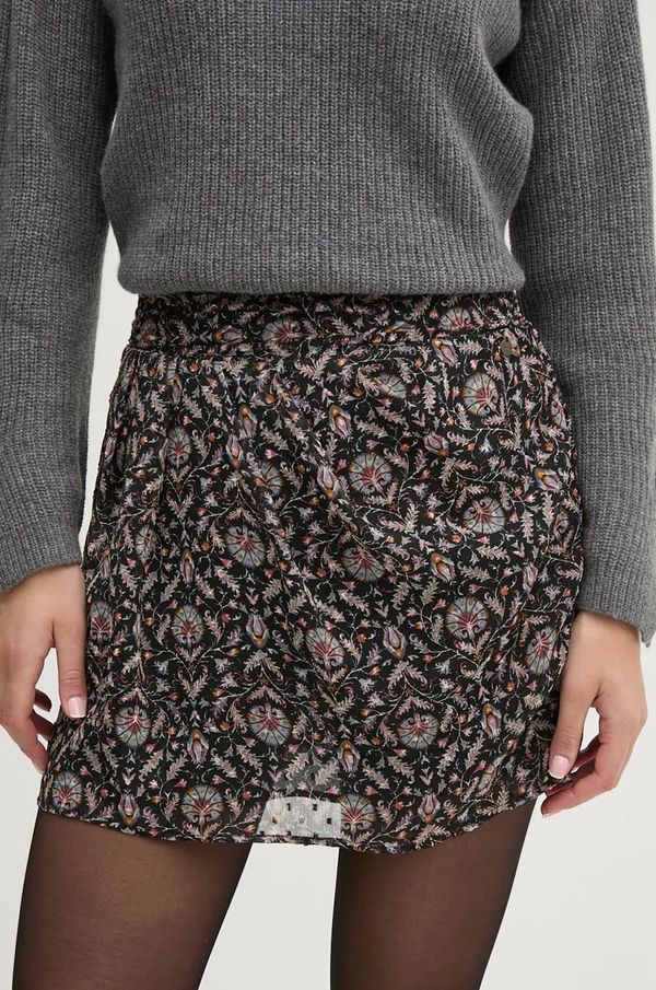 Pepe Jeans Suknja Pepe Jeans PENELOPE boja: crna, mini, širi se prema dolje, PL901158