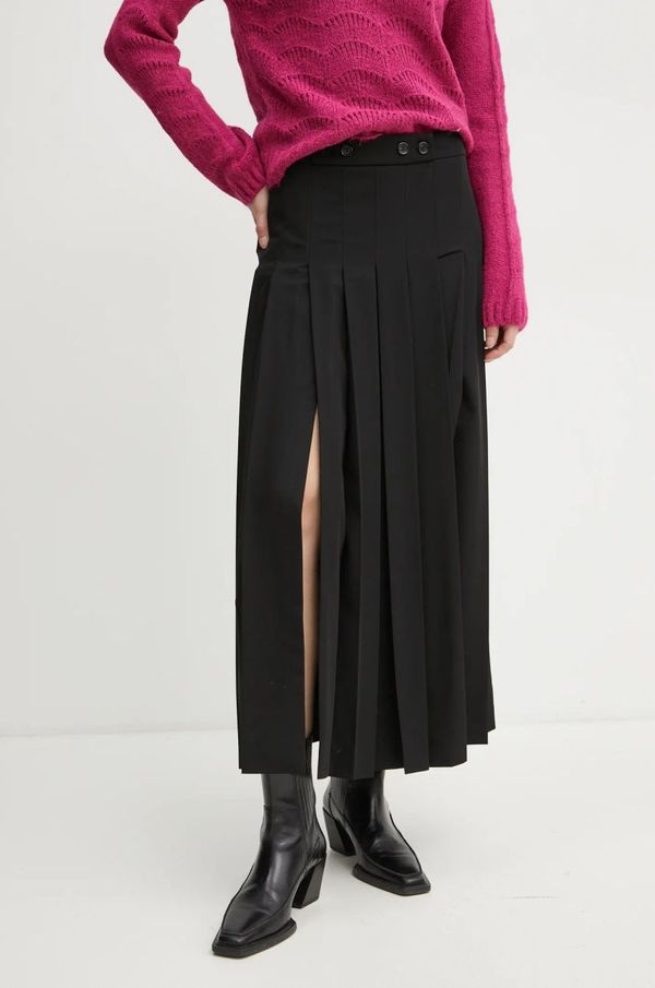 Pinko Suknja Pinko boja: crna, maxi, širi se prema dolje, 104380 A18E