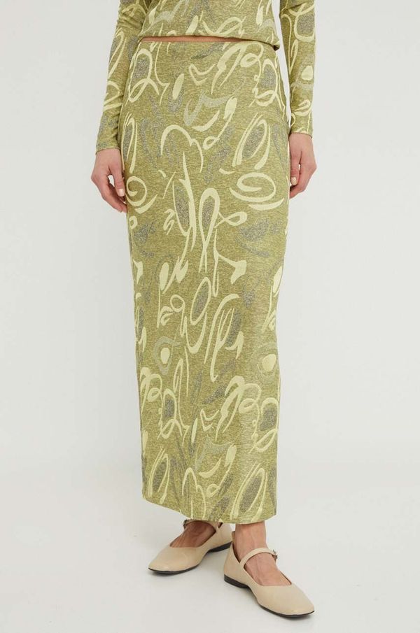 Resume Suknja Résumé boja: zelena, maxi, širi se prema dolje