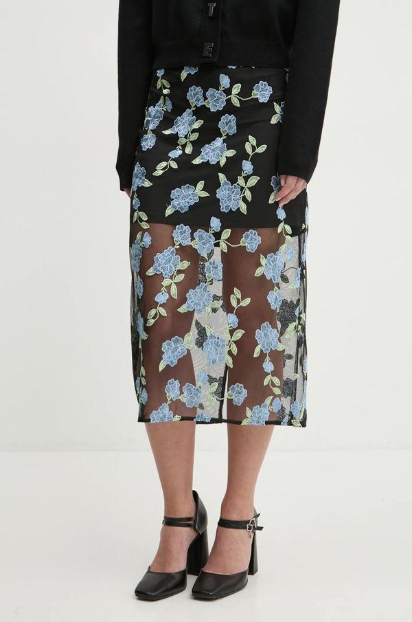 Rotate Suknja Rotate boja: crna, midi, pencil, 113641000