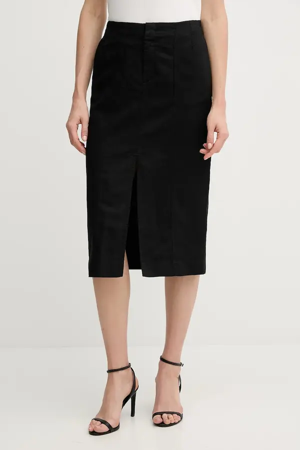 Calvin Klein Jeans Suknja s dodatkom lana Calvin Klein Jeans