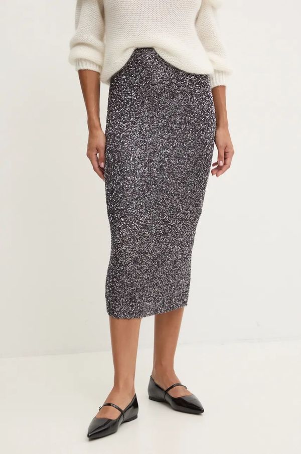 Liviana Conti Suknja s primjesom vune Liviana Conti boja: crna, midi, pencil, F4WG38