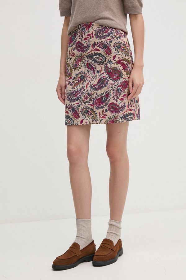 Mos Mosh Suknja s primjesom vune Mos Mosh boja: zelena, mini, ravna, 166370