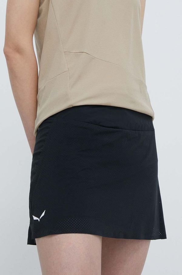 Salewa Suknja Salewa boja: crna, mini, ravna