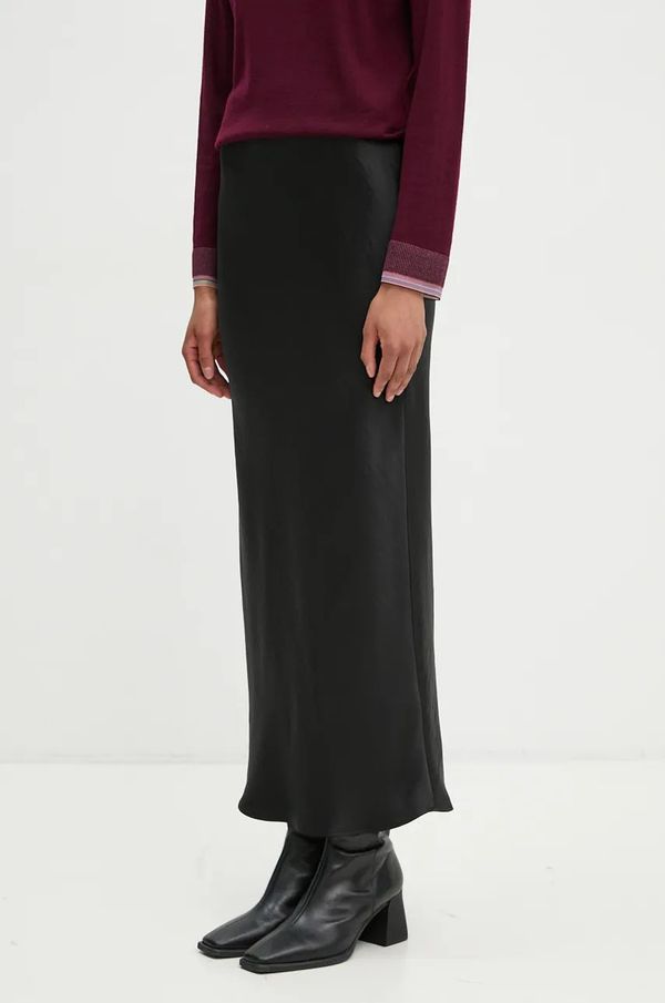 Samsoe Samsoe Suknja Samsoe Samsoe SAAGNETA boja: crna, maxi, ravna, F24200090