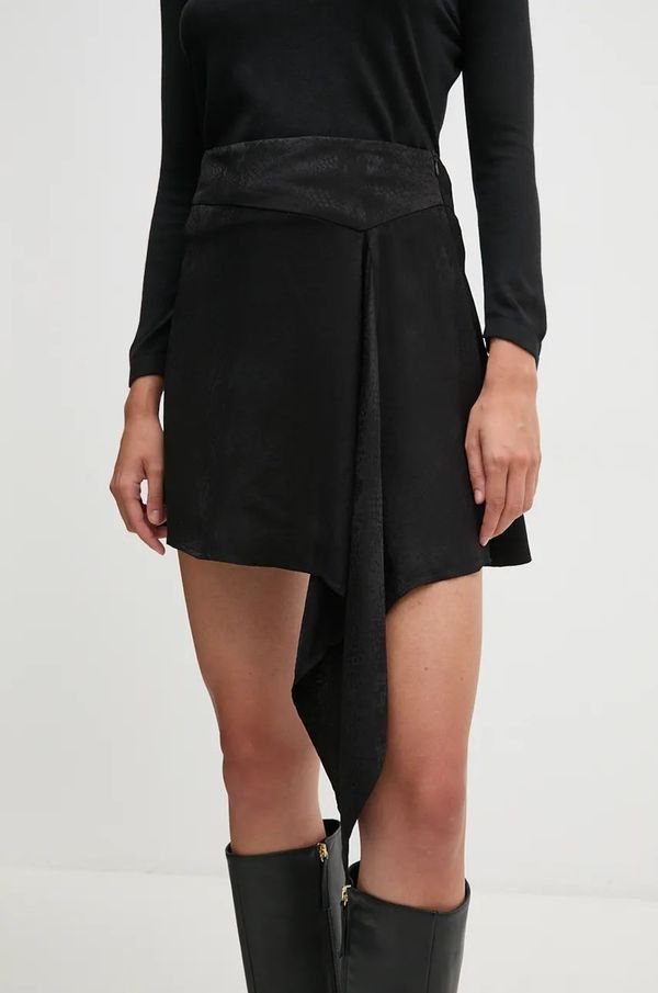 Sisley Suknja Sisley boja: crna, mini, širi se prema dolje, 47U5L0028