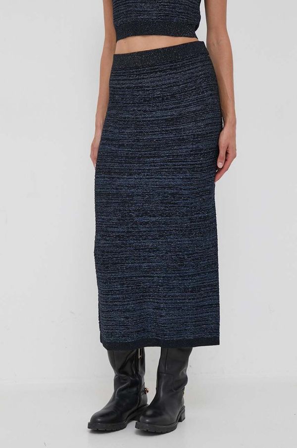 Sisley Suknja Sisley boja: tamno plava, midi, pencil