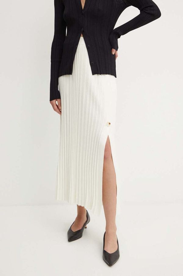 Twinset Suknja Twinset boja: bež, maxi, širi se prema dolje, 242LI3UDD