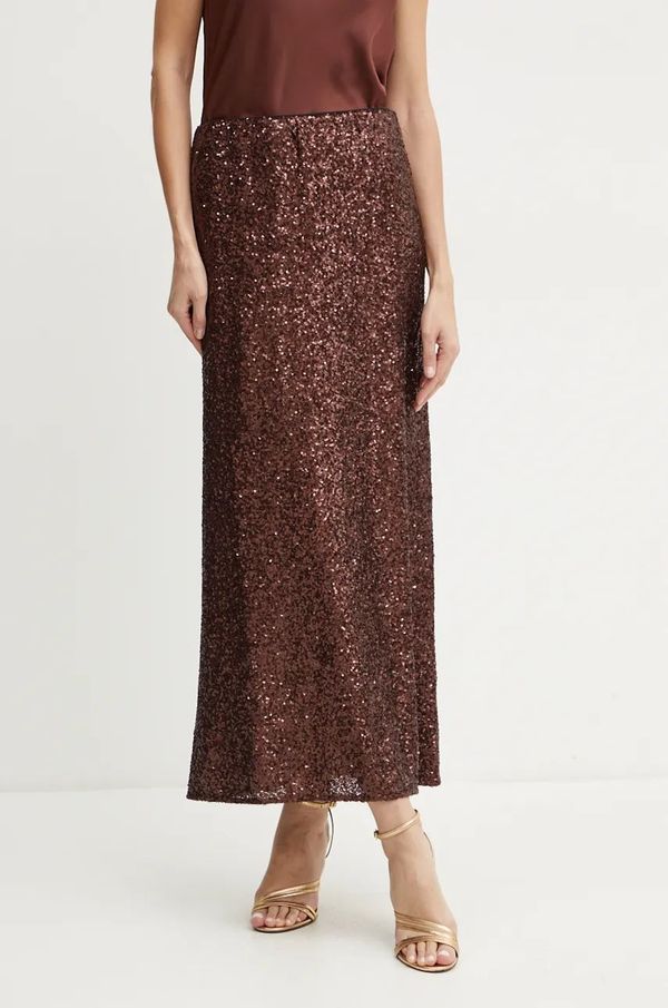 Twinset Suknja Twinset boja: bordo, maxi, ravna, 242TF2030