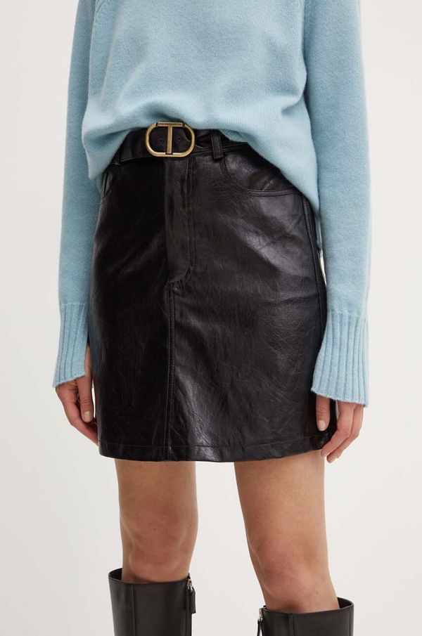 Twinset Suknja Twinset boja: crna, mini, pencil, 242TP2071