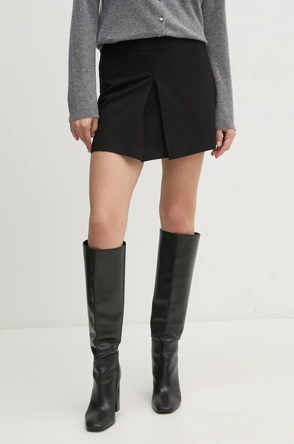 United Colors of Benetton Suknja United Colors of Benetton boja: crna, mini, širi se prema dolje, 4962D003X