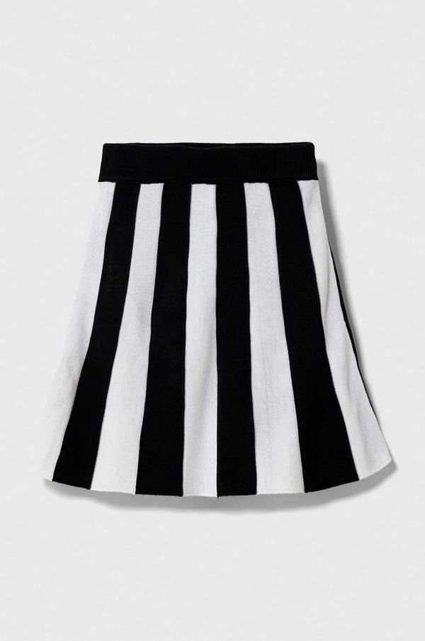 United Colors of Benetton Suknja United Colors of Benetton boja: crna, mini, širi se prema dolje