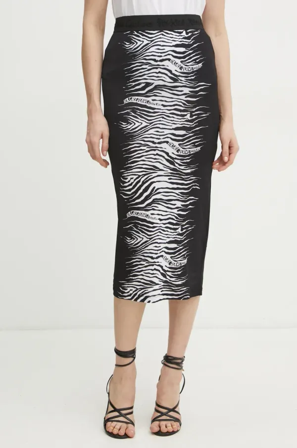 Versace Jeans Couture Suknja Versace Jeans Couture boja: crna, midi, ravna, 78HAE8P6 JS474