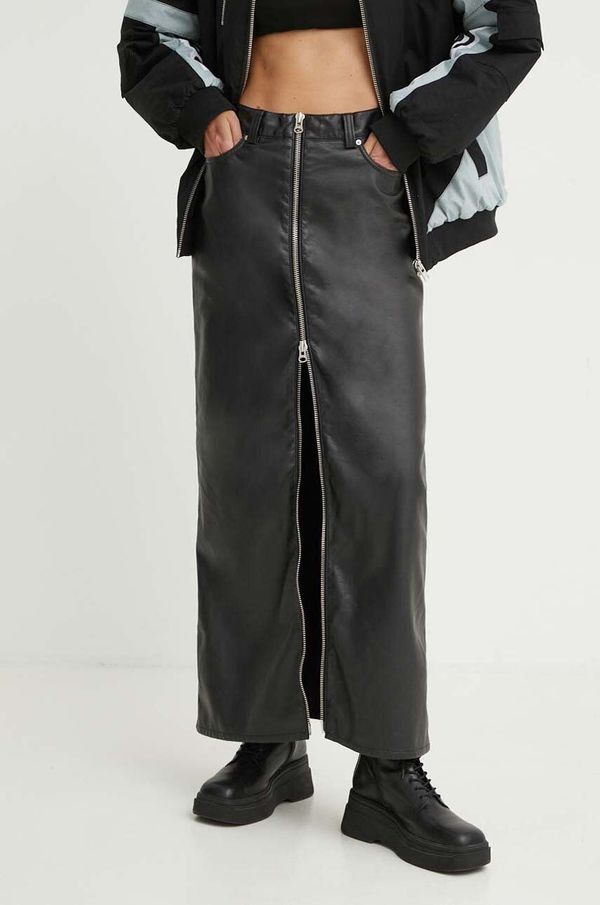 Won Hundred Suknja Won Hundred boja: crna, maxi, ravna, 3042-16010