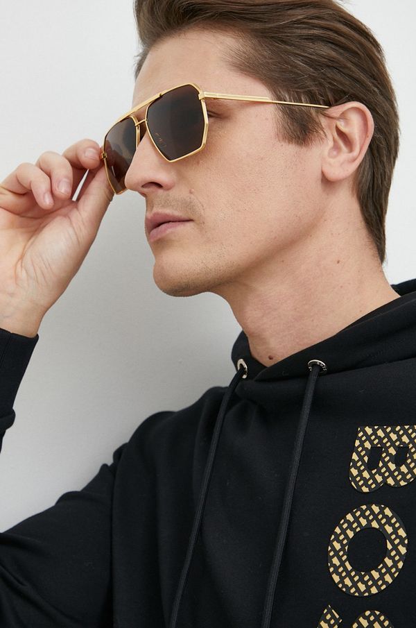 Bottega Veneta Sunčane naočale Bottega Veneta BV1012S za muškarce, boja: zlatna