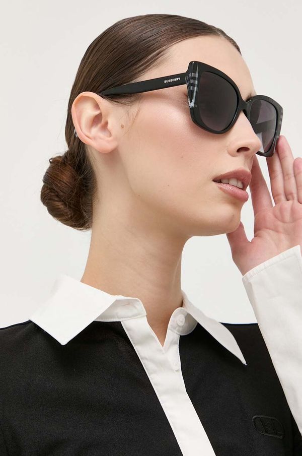 Burberry Sunčane naočale Burberry za žene, boja: crna