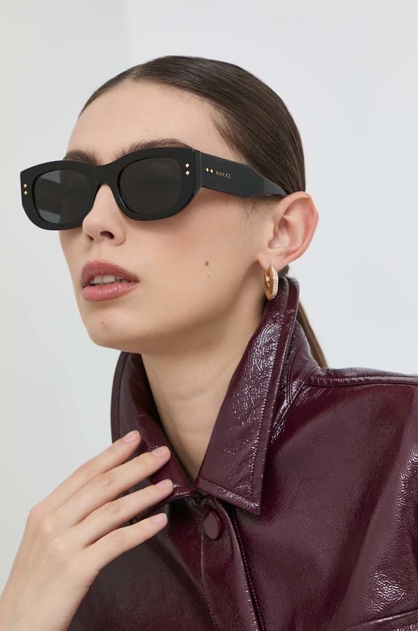 Gucci Sunčane naočale Gucci GG1215S za žene, boja: crna