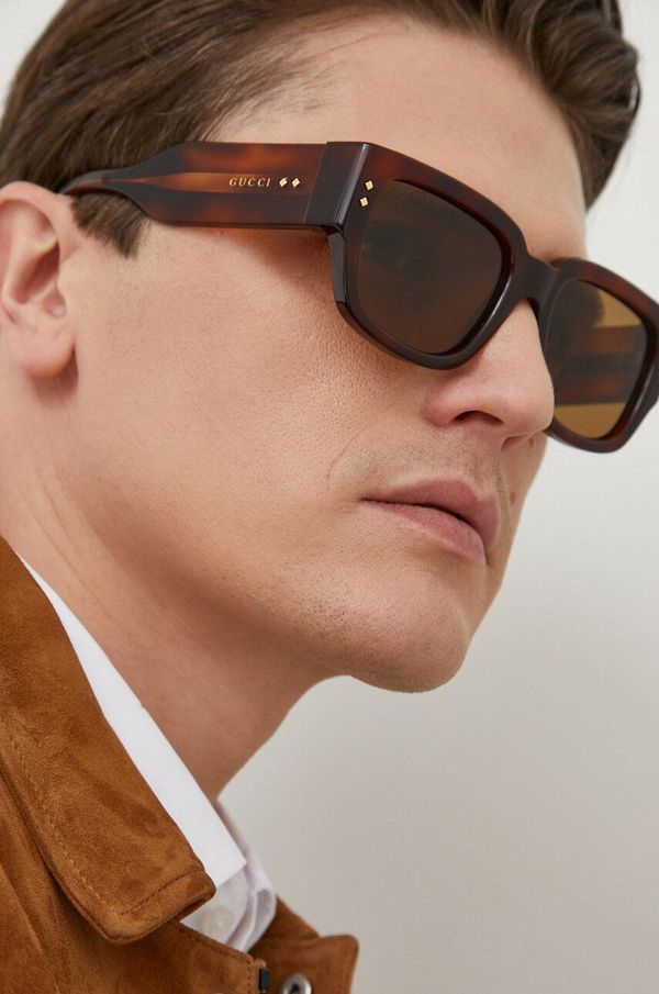 Gucci Sunčane naočale Gucci za muškarce, boja: smeđa