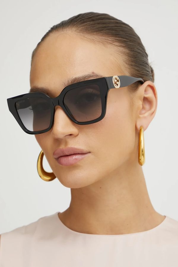 Gucci Sunčane naočale Gucci za žene, boja: crna