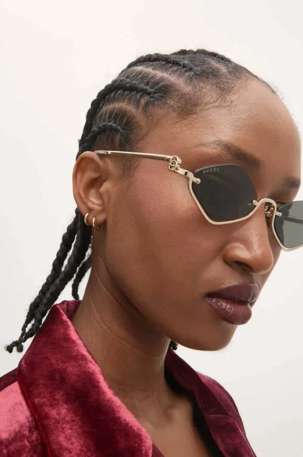 Gucci Sunčane naočale Gucci za žene, boja: crna, GG1604S